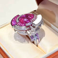 Pitaya Disc Sterling Silver Ring